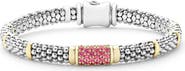 LAGOS Pink Sapphire Caviar Bead Bracelet