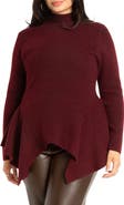 ELOQUII Peplum Sweater