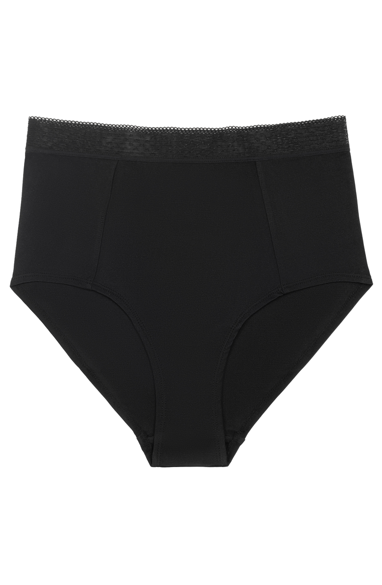 Uwila Warrior High Waisted Soft Silk Briefs, Alternate, color, Tap Shoe Black