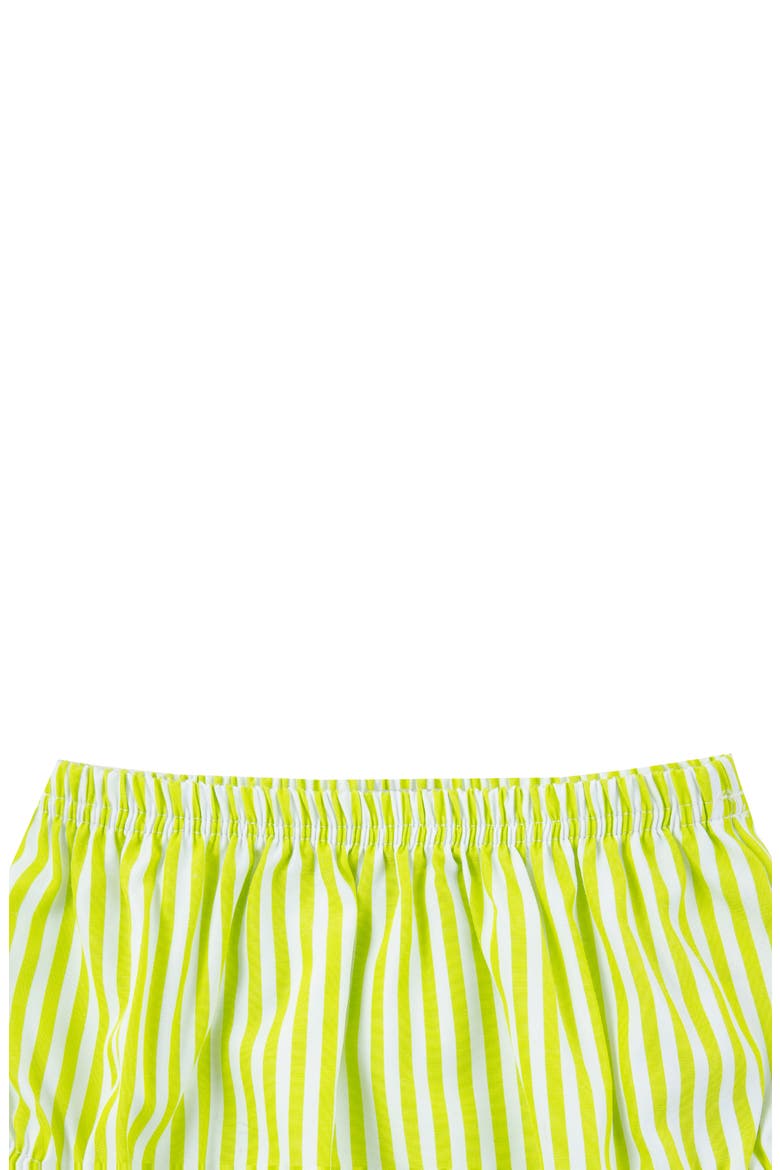 Smocked Flounce Dress, Alternate, color, LIME