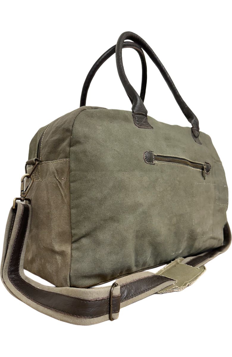 VINTAGE ADDICTION Travel Duffel Bag, Alternate, color, Olive/Khaki
