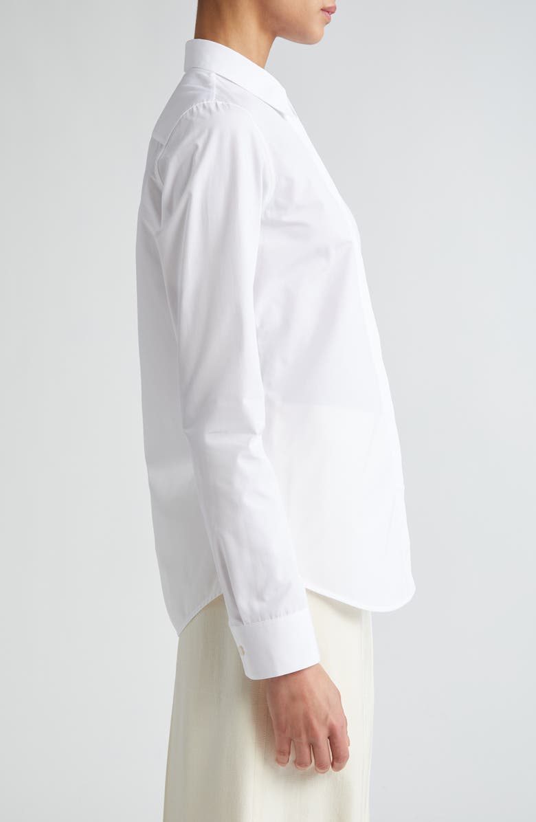 Jil Sander Monday Cotton Poplin Button-Up Shirt, Alternate, color, 