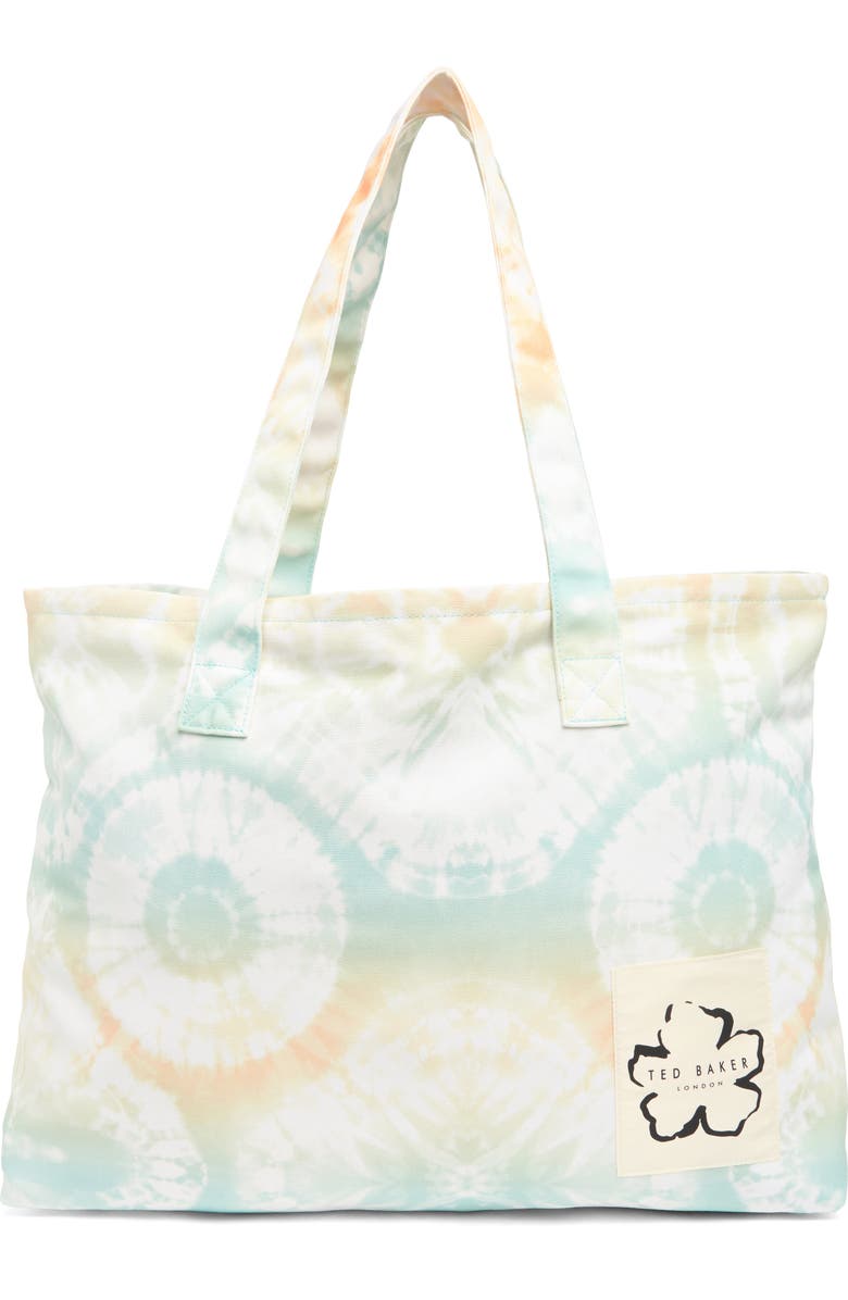 Ted Baker London Sunburst Tie Dye Tote Bag, Main, color,