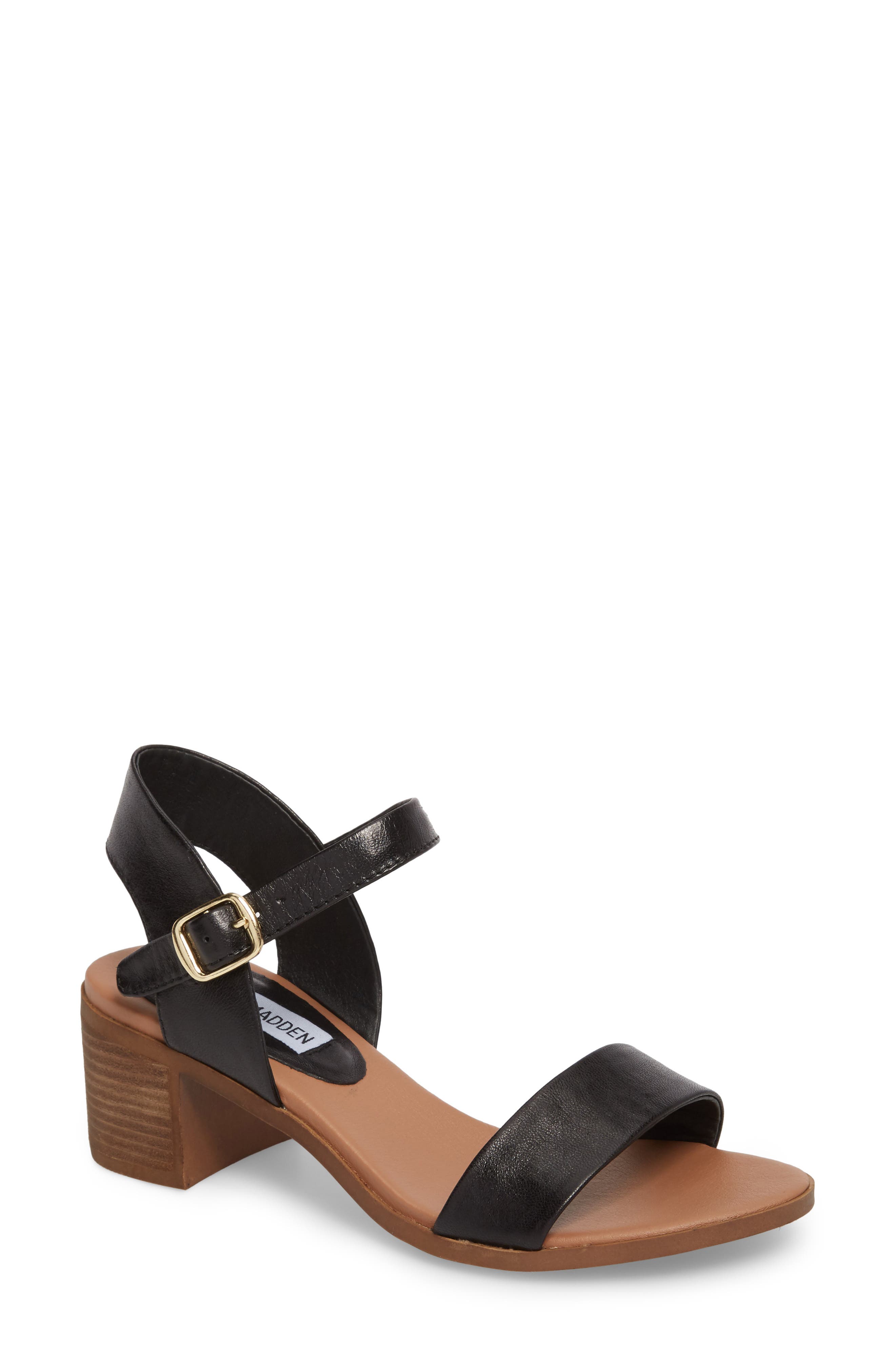 Steve Madden April Block Heel Sandal, Main, color, 