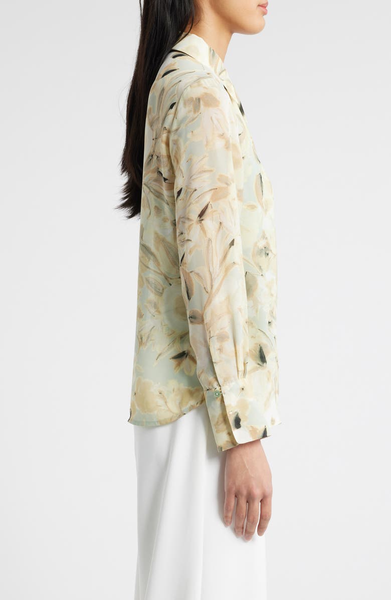 Anne Klein Extended Cuff Button-Up Shirt, Alternate, color, 