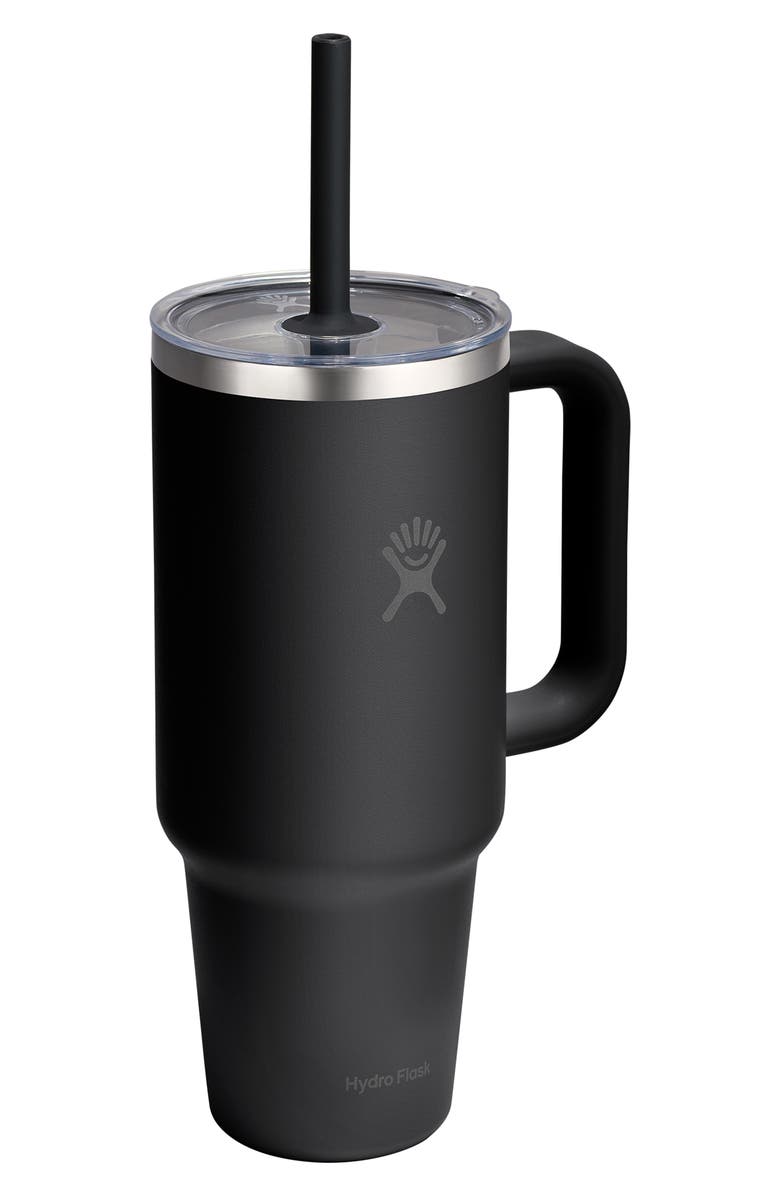 Hydro Flask 40-Ounce Travel Tumbler, Alternate, color, Black