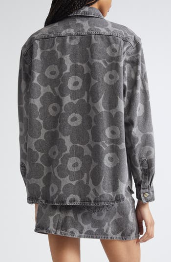 Marimekko Maridenim Vaihe Unikko Denim Shirt | Nordstromrack