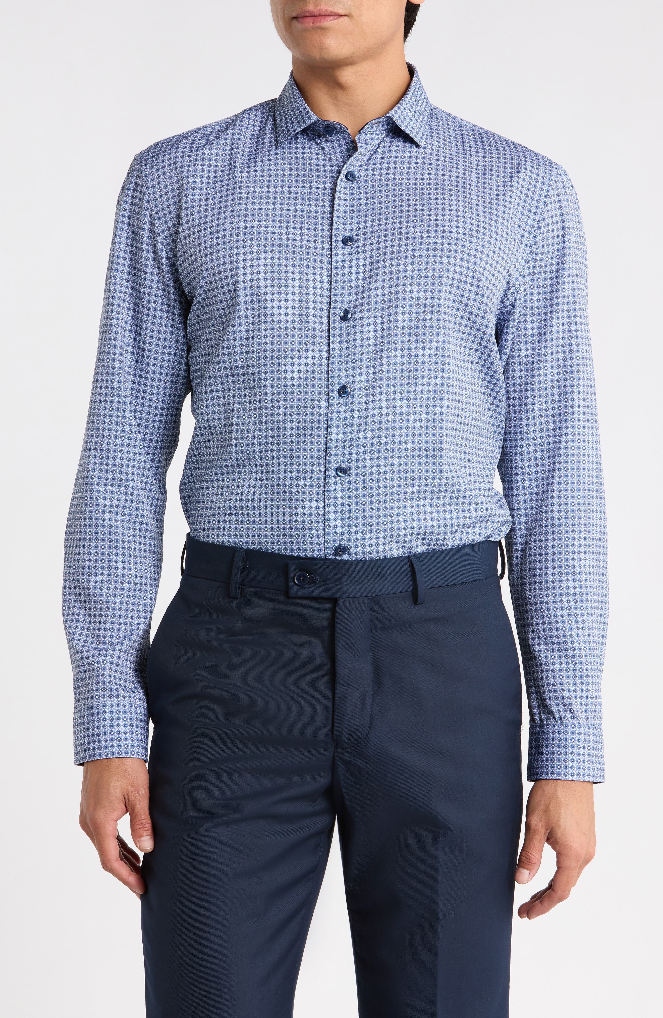 Microfiber Long Sleeve Sport Shirt