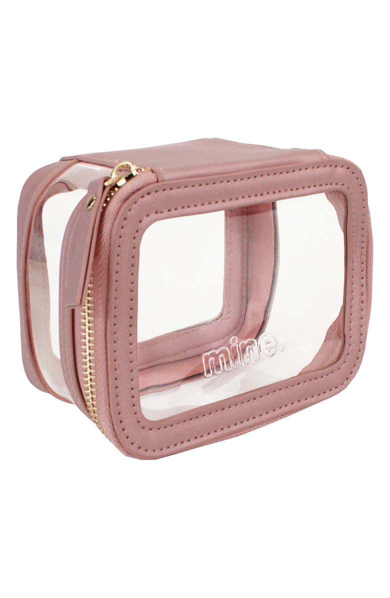 MYTAGALONGS Beauty Cube Organizer Case, Alternate, color, Light Pink