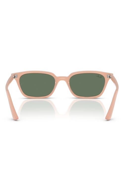 Ray Ban Ray-ban Zaya 53mm Sunglasses In Dark Green/pink