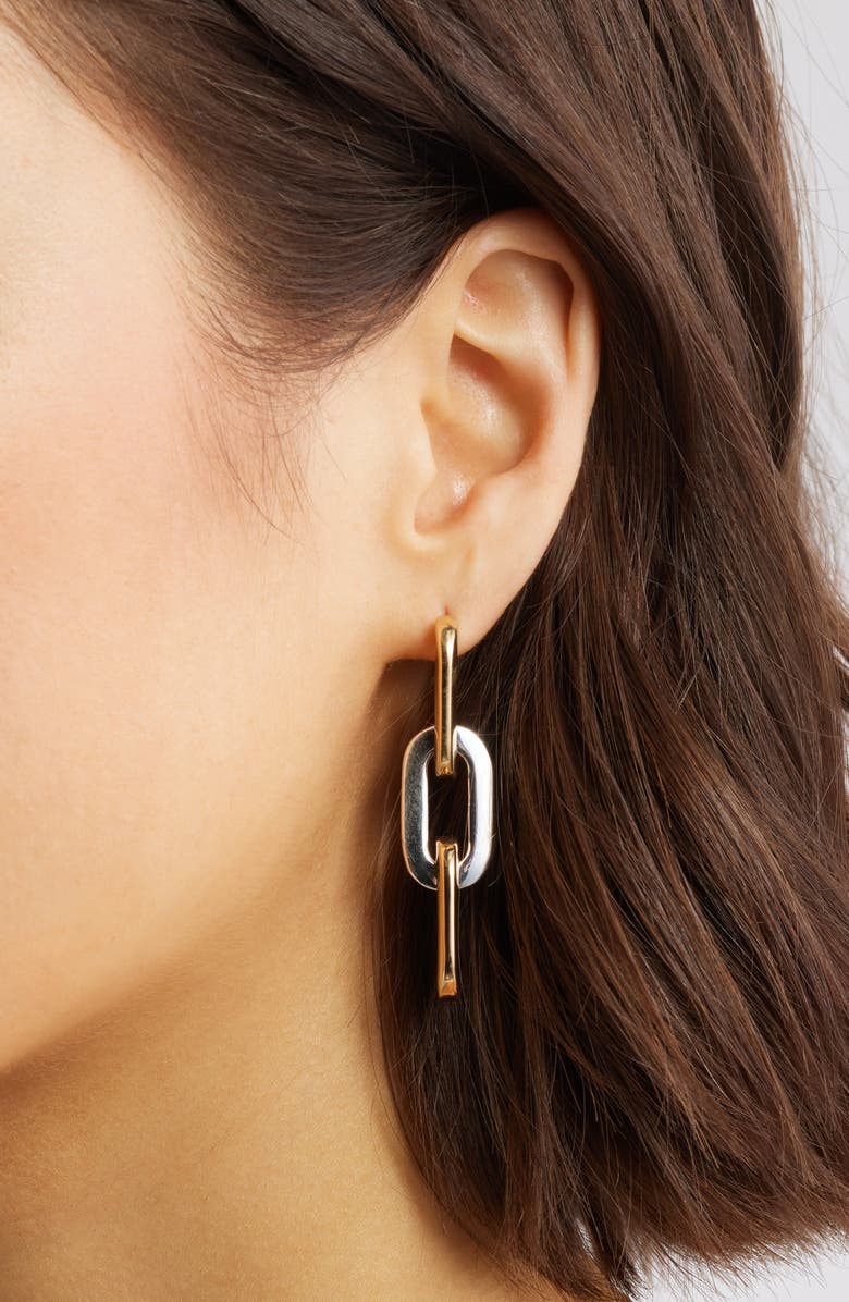 JENNY BIRD Toni Drop Earrings, Alternate, color, Two-Tone