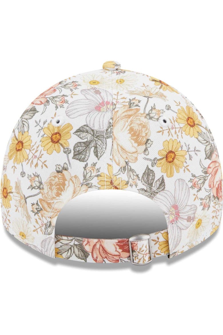Women's New Era Cream Cleveland Browns Bloom 9TWENTY Adjustable Hat, Alternate, color, Cream