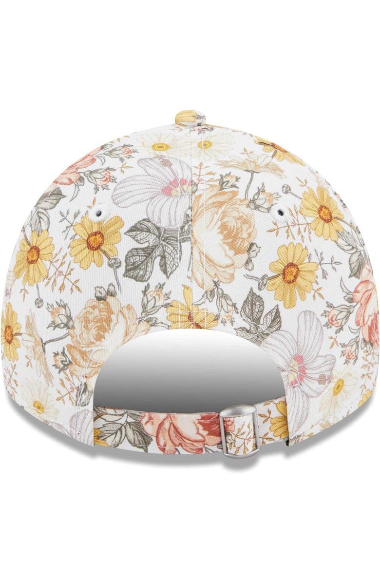 New Era Women's New Era Cream Cleveland Browns Bloom 9TWENTY Adjustable Hat, Alternate, color, 