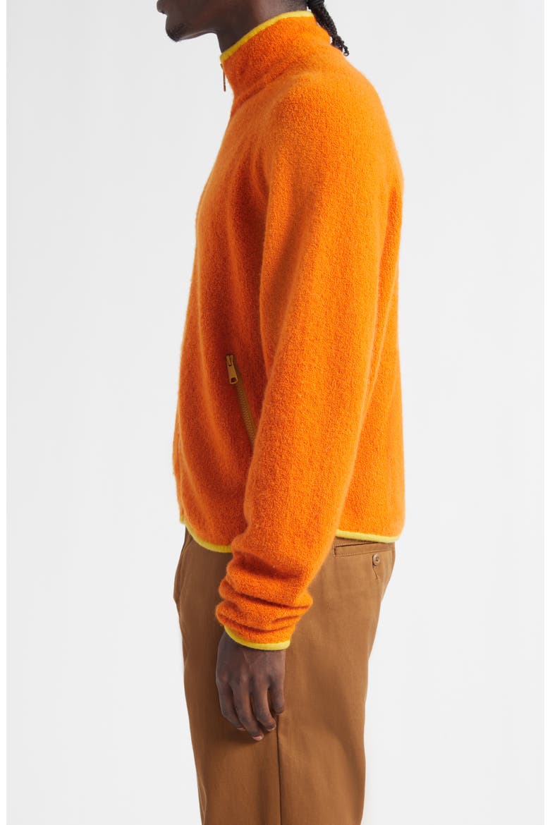 Functional Cashmere Blend Jacket, Alternate, color, DEEP ORANGE