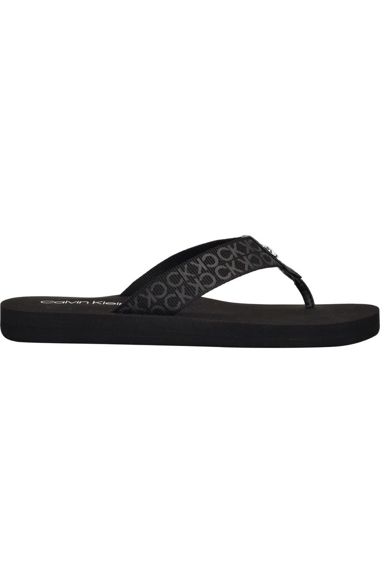 Calvin Klein Caluha Flip Flop Sandal, Alternate, color,