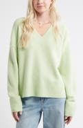 BP. Oversize Cozy V-Neck Sweater