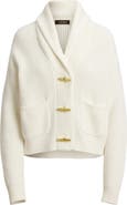 Lauren Ralph Lauren Ramilda Toggle Combed Cotton Cardigan