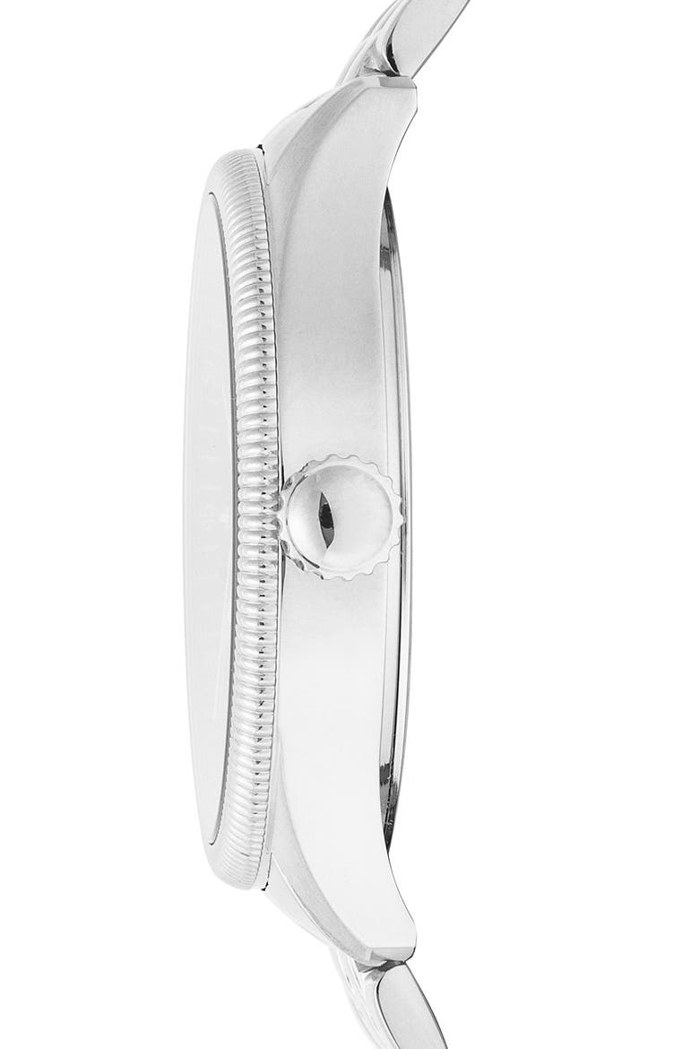Colonne Bracelet Watch, 45mm, Alternate, color, SILVER/ BLUE/ SILVER