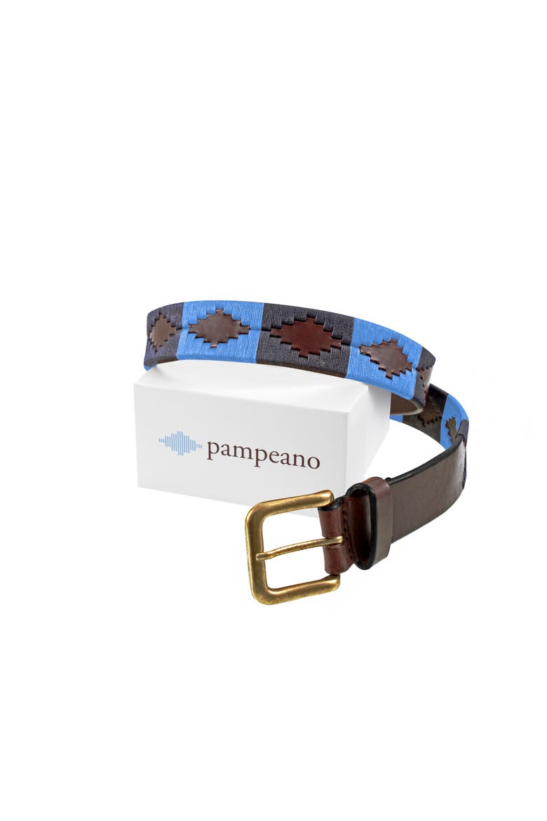 Azules Belt, Main, color, Brown/Navy/Sapphire blue