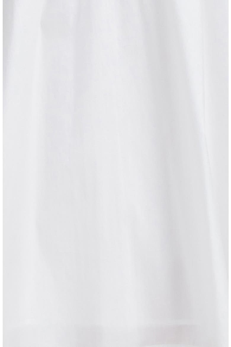 Poplin Maternity Midi Skirt, Alternate, color, WHITE