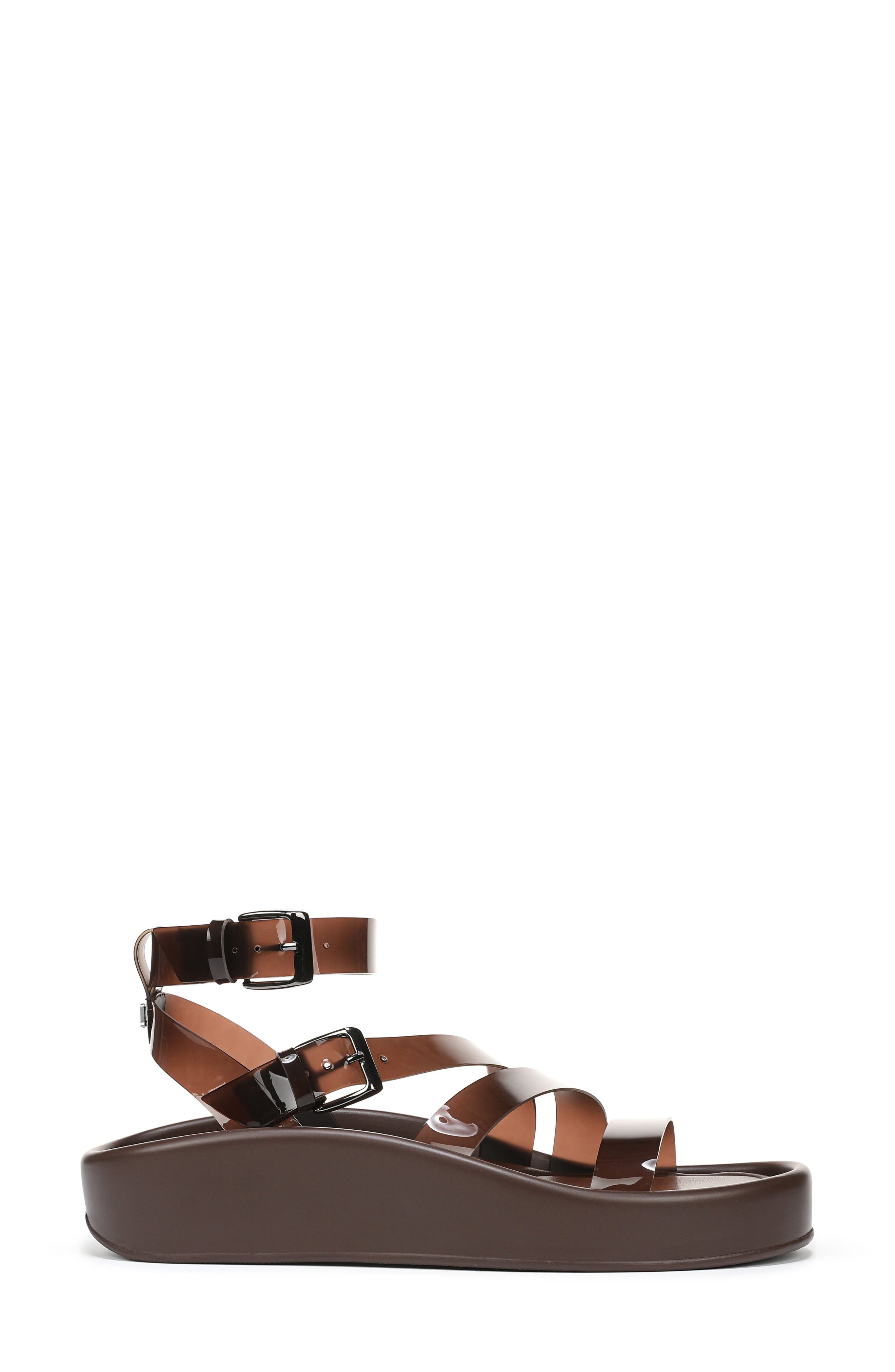 Naturalizer So Sweet Platform Ankle Strap Sandal, Alternate, color, Chocolate Bar Brown
