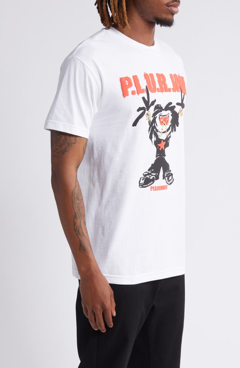 PLEASURES P.L.U.R. Jam Cotton Graphic T-Shirt, Alternate, color, 