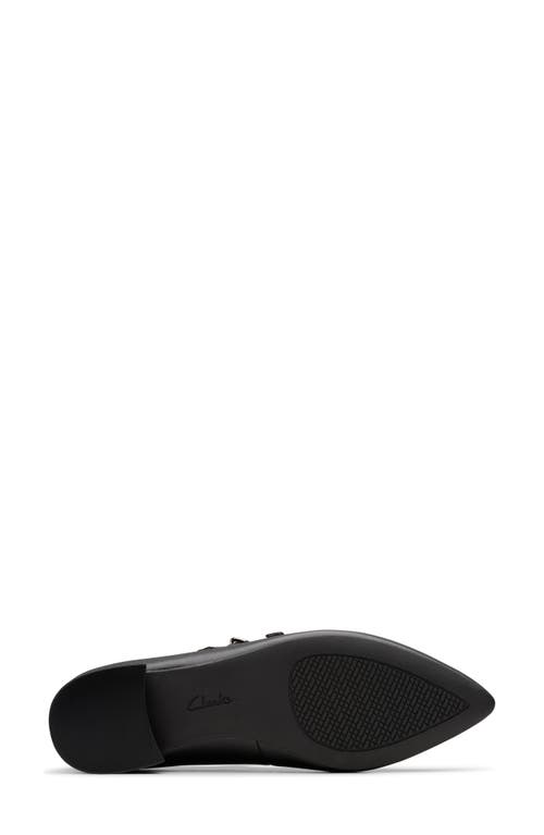 Shop Clarks ® Natalyn Lane Mary Jane Flat In Black Leather