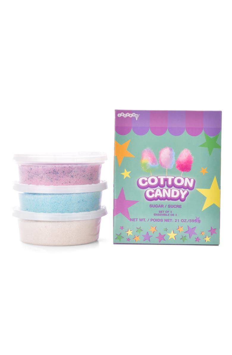 Iscream Set of 3 Fruity Cotton Candy Floss, Alternate, color, Multi