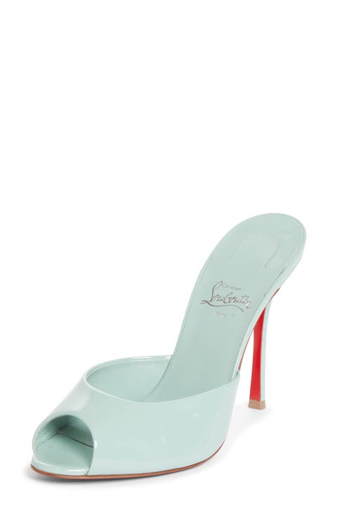 Me Dolly Peep Toe Slide Sandal