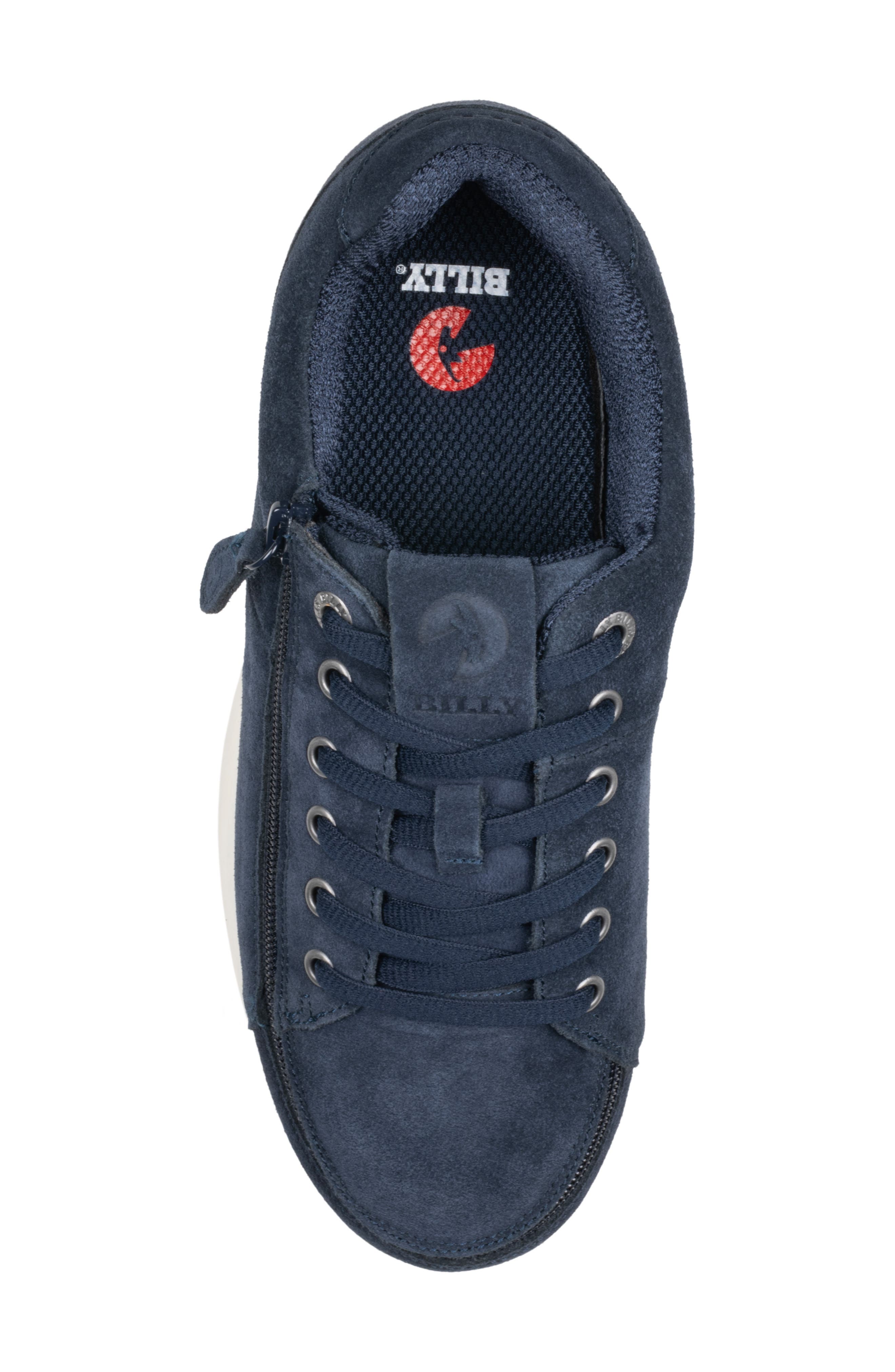 BILLY Footwear BILLY Comfort Plush Sneaker, Alternate, color, Navy Suede