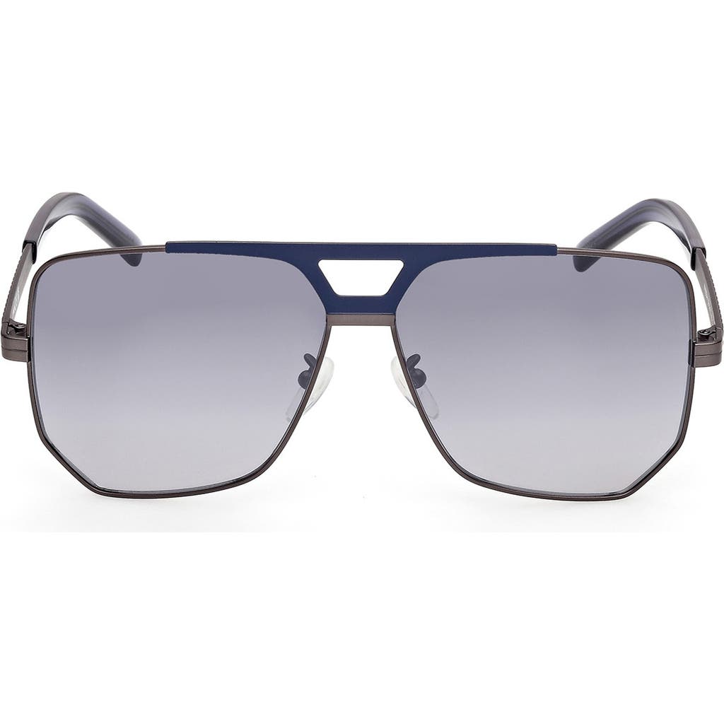 Mcm 59mm Polarized Navigator Sunglasses In Blue