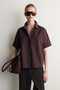 COS Oversized Short-sleeved Cotton Shirt