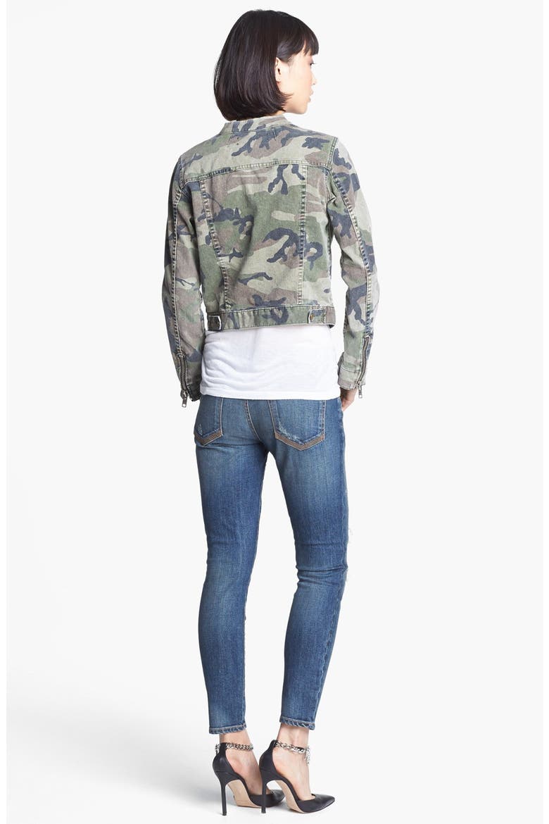 'Wesley' Camo Jacket, Alternate, color, OLIVE CAMO