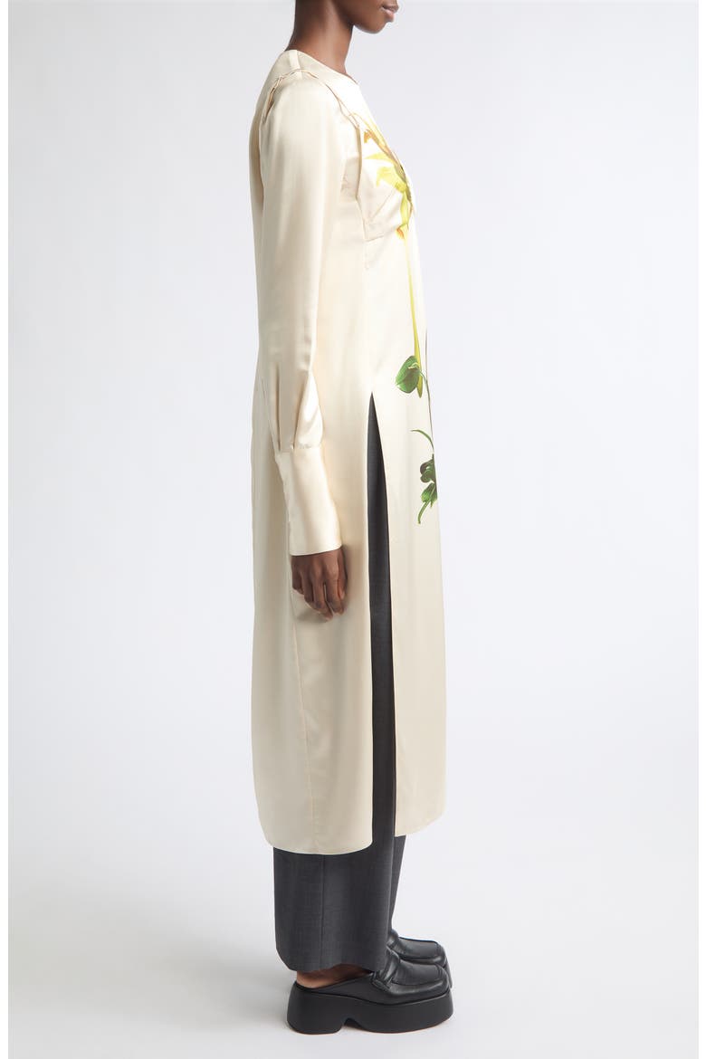 Deconstructed Silk Tunic, Alternate, color, IVORY MULTI