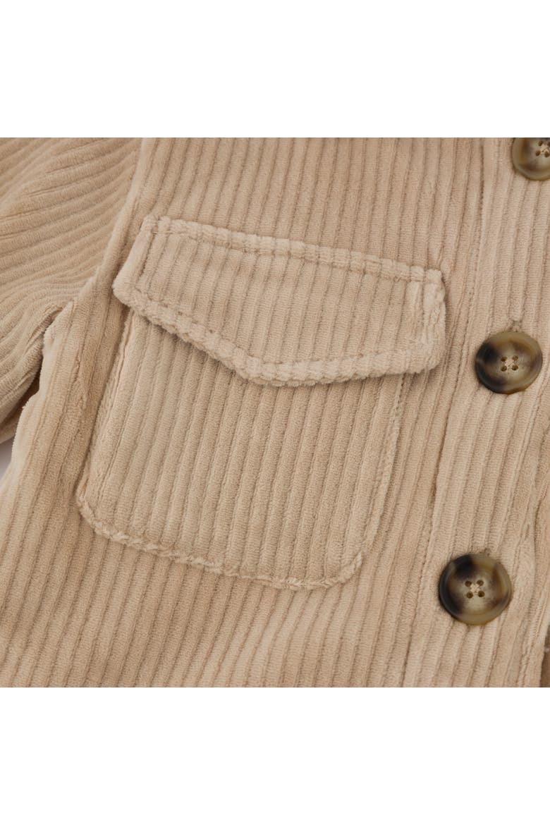 Corduroy With Snowdrift Shacket-Little Kid, Alternate, color, Sand