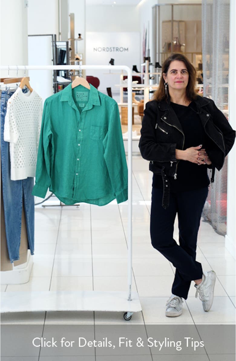 Relaxed Linen Button-Up Shirt, sales video thumbnail