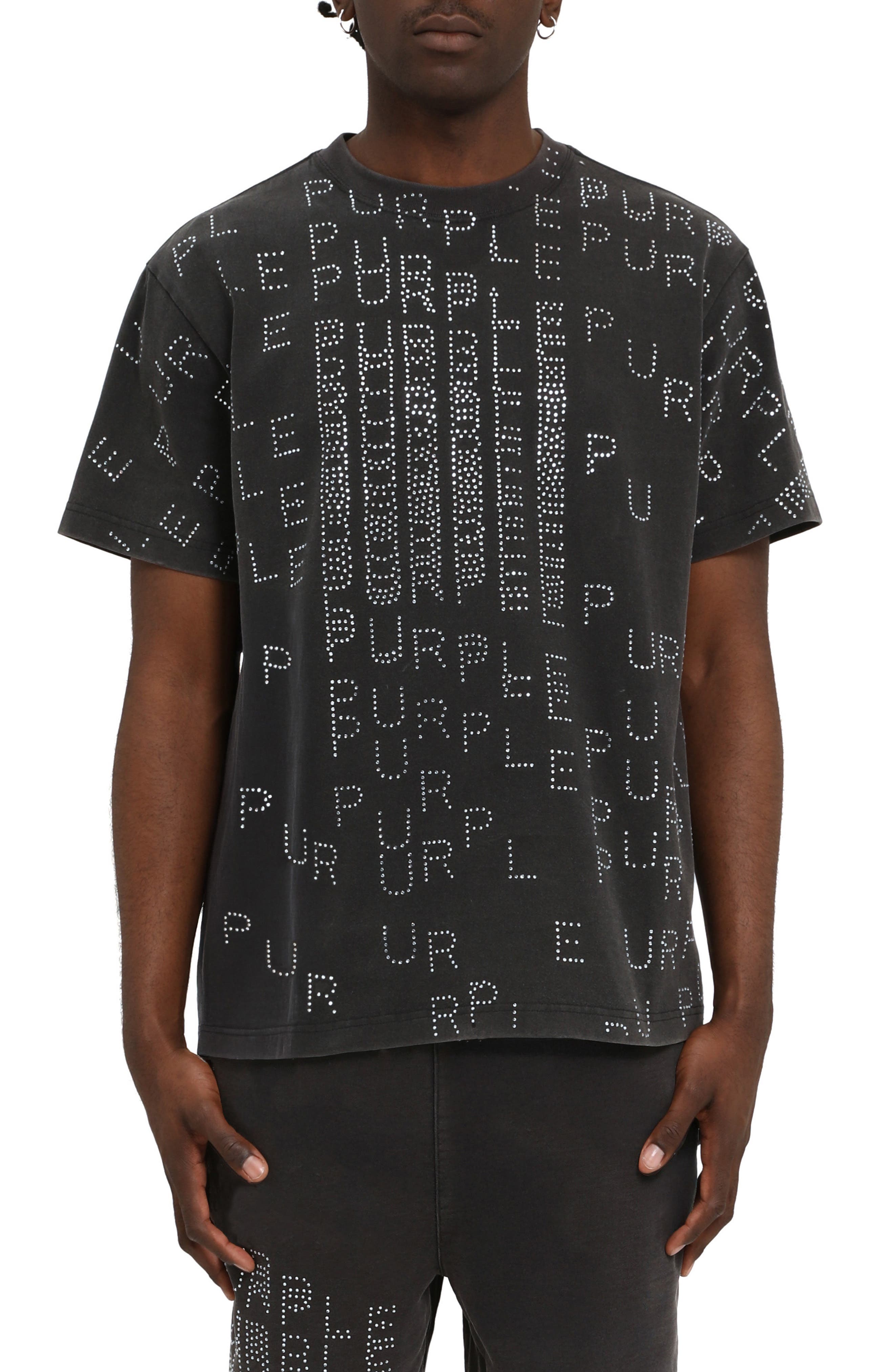 Studded Logo Heavyweight Jersey T-Shirt