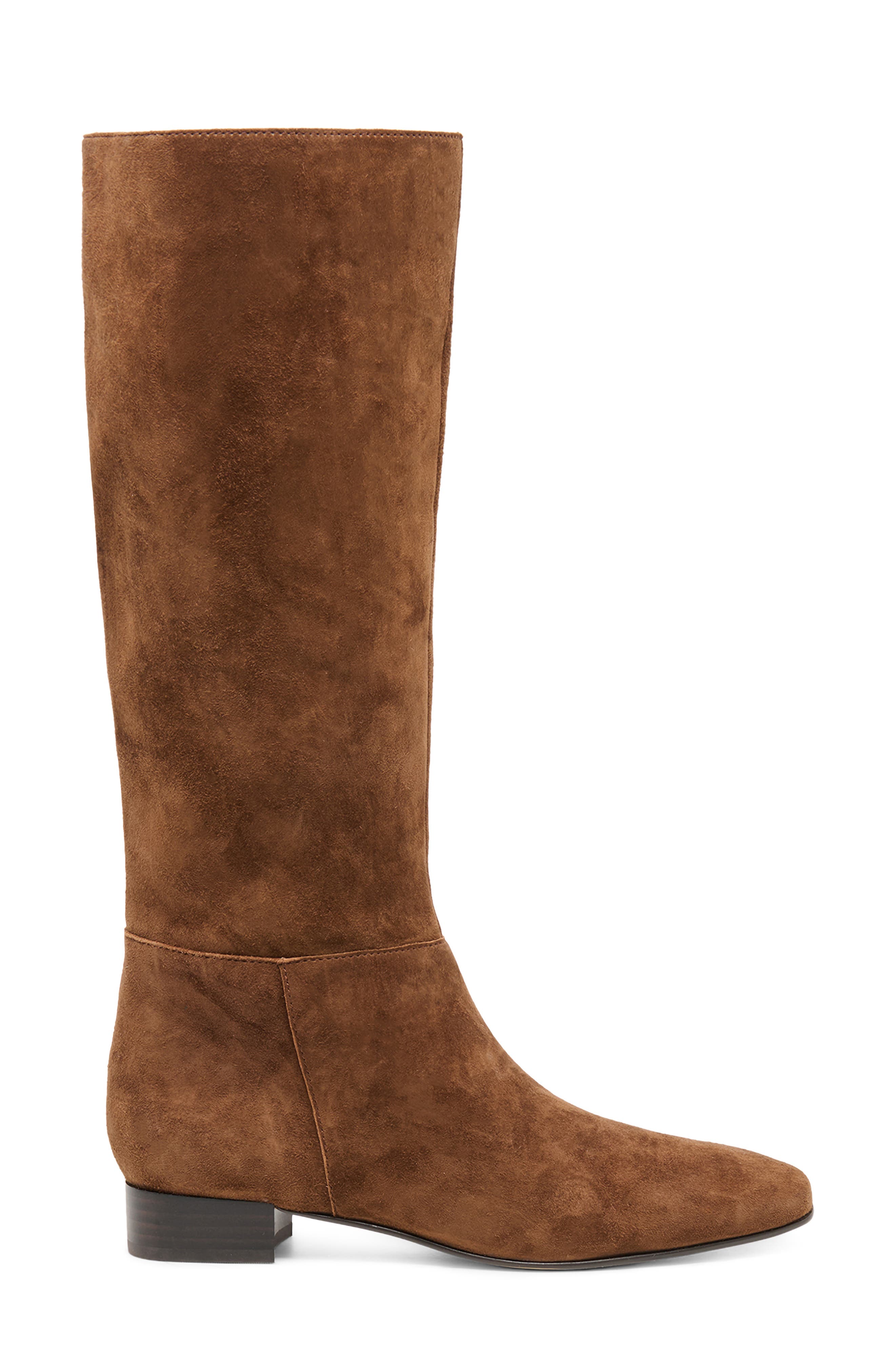 Tywin Leather Knee High Boot, Alternate, color, COCOA SUEDE