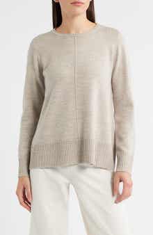 Eileen Fisher Crewneck Wool Sweater