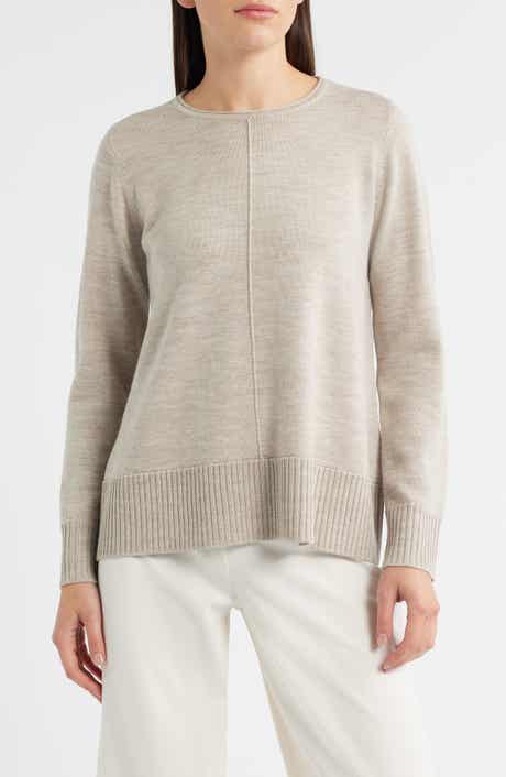 Eileen Fisher Crewneck Wool Sweater