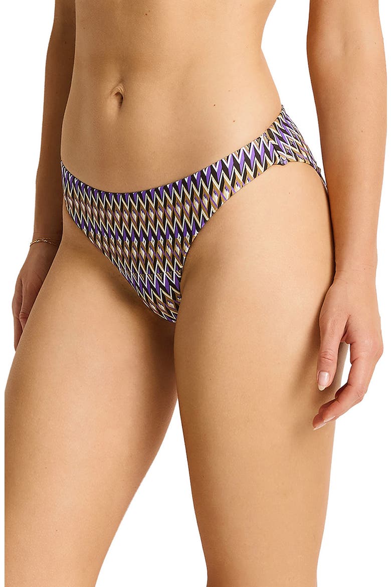 Tessera Bikini Bottoms, Alternate, color, COCOA
