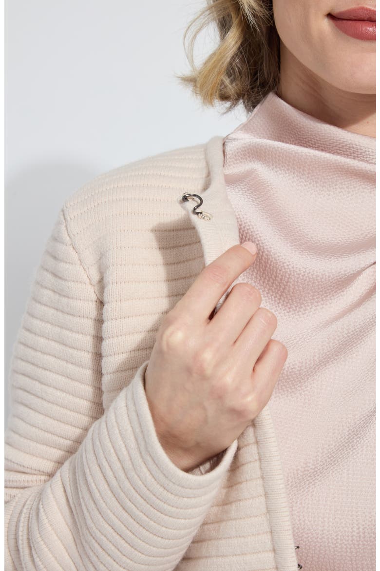 Marigold Textured Cardigan, Alternate, color, ROSE PET