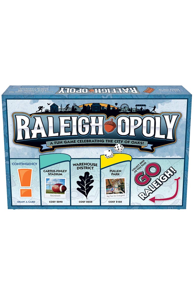 Raleigh Opoly Board Game, Main, color, Multicolored