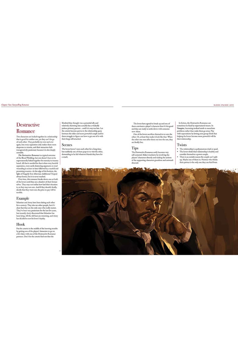 The Masquerade 5Th Edition Rpg Bloodstained Love Sourcebook, Alternate, color, Multicolored