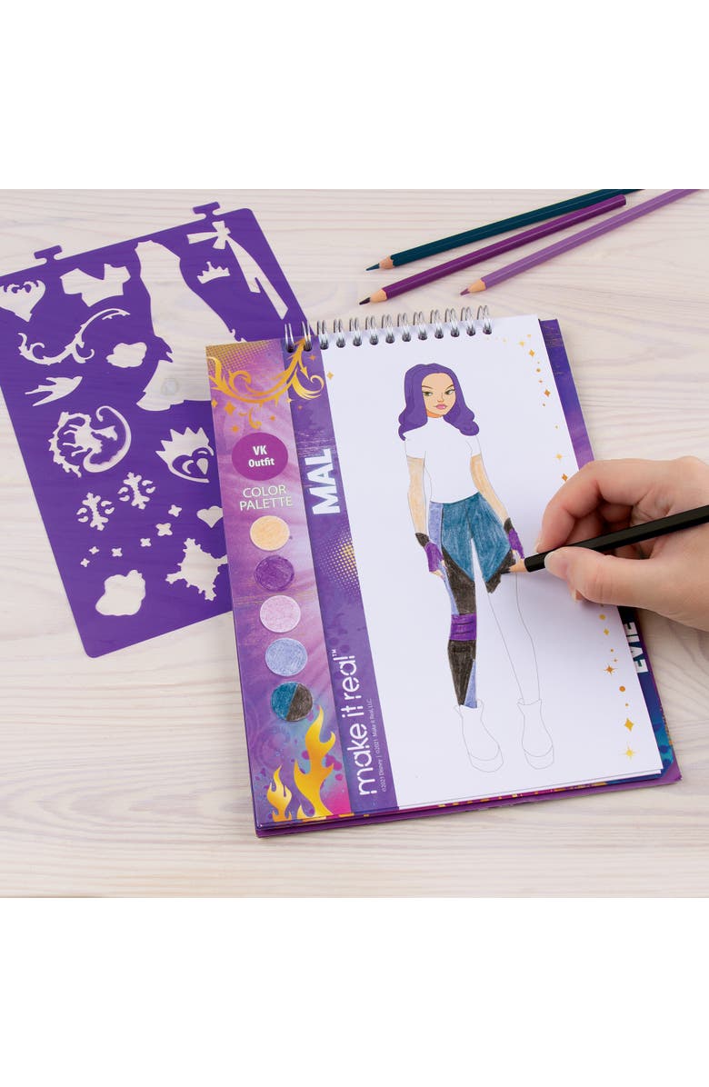 Disney Descendants Royal Wedding Fashion Design Sketchbook, Alternate, color, Multicolored