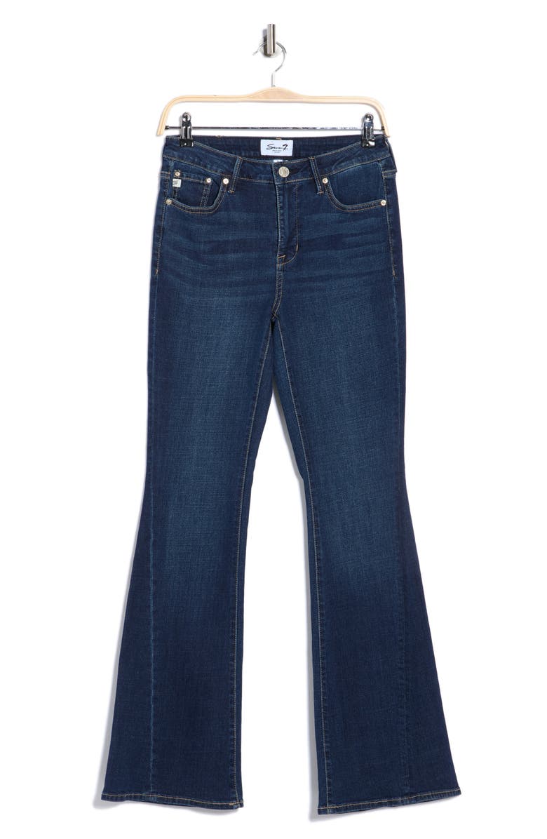 Seven7 Generation High Waist Flare Jeans, Main, color, London