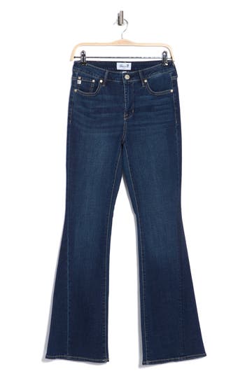Seven7 Generation High Waist Flare Jeans In Blue