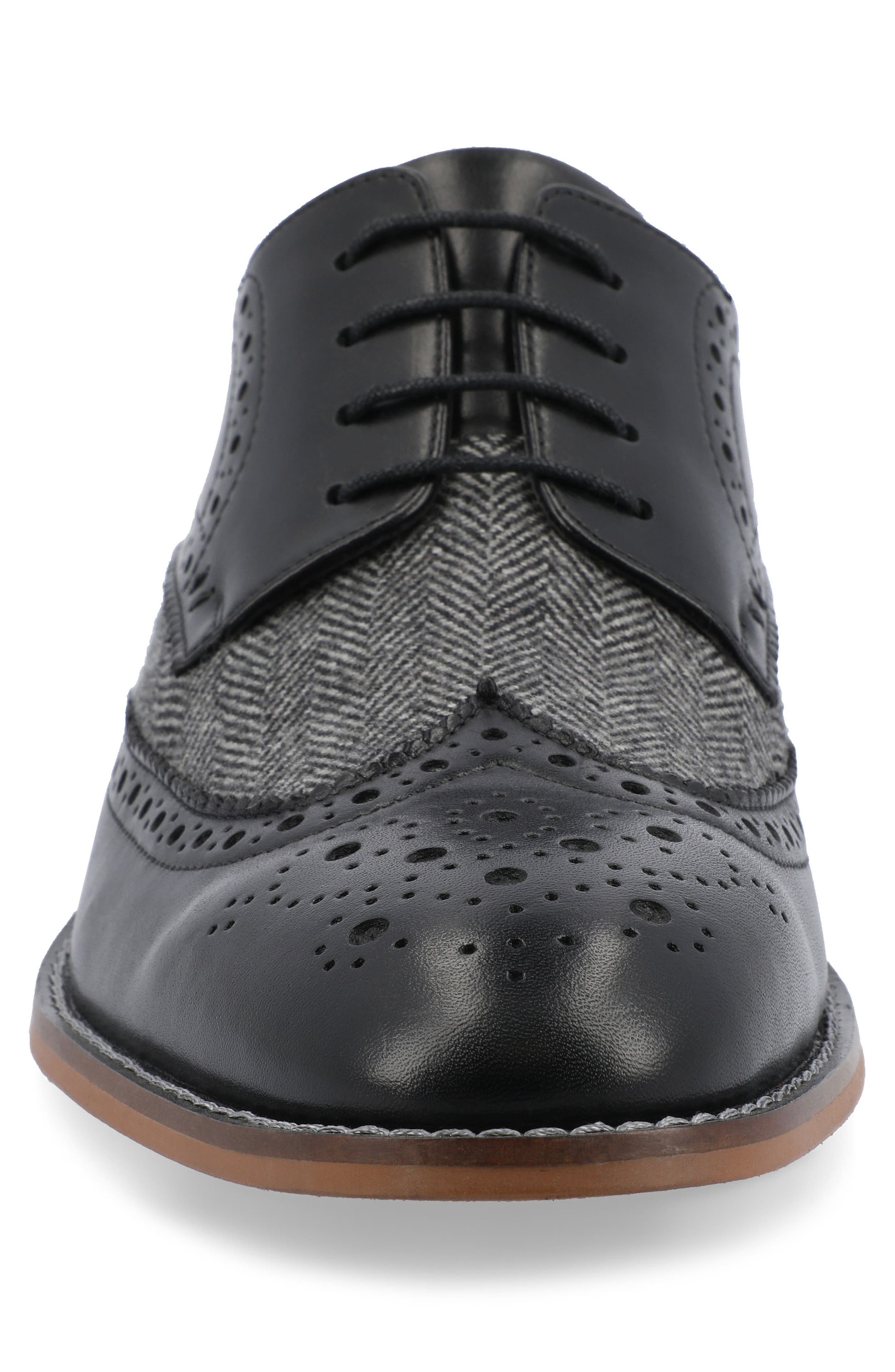 Thomas & Vine Filmore Herringbone Wingtip Derby, Alternate, color, 