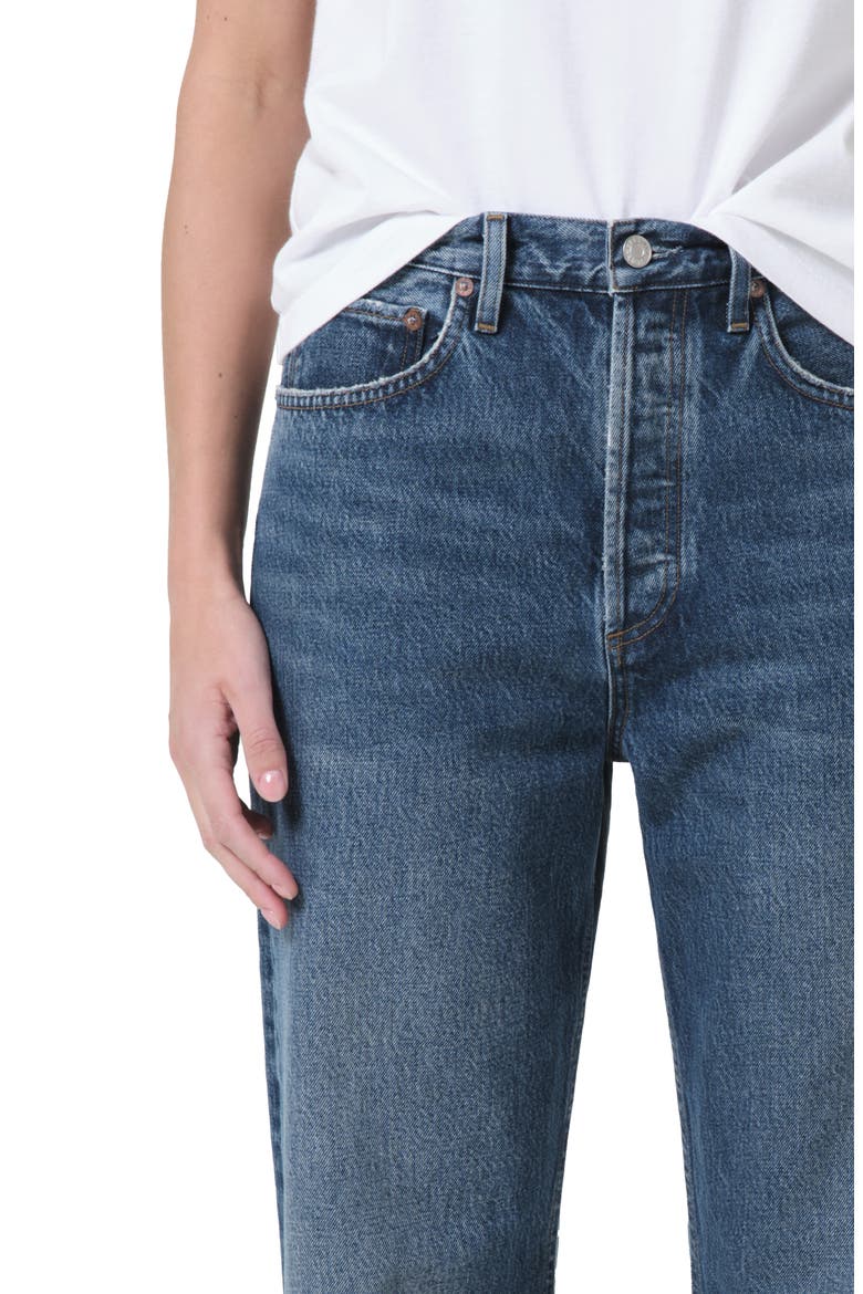 '90s Mid Rise Relaxed Straight Leg Jeans, Alternate, color, ESSENCE