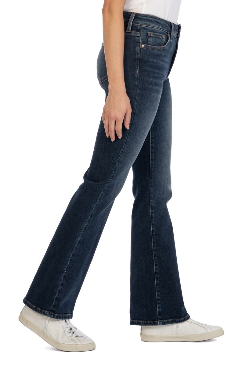 KUT from the Kloth Stella Fab Ab High Waist Flare Jeans, Alternate, color,